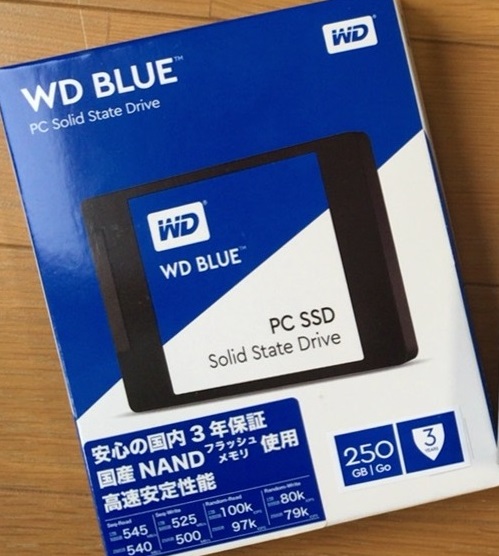 SSD「WD250G1B0A」